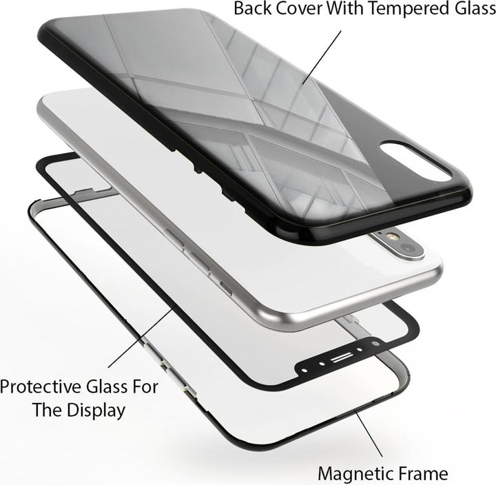 Immagine prodotto Nalia caso del telefono cellulare a 360 gradi (Apple iPhone XS Max)