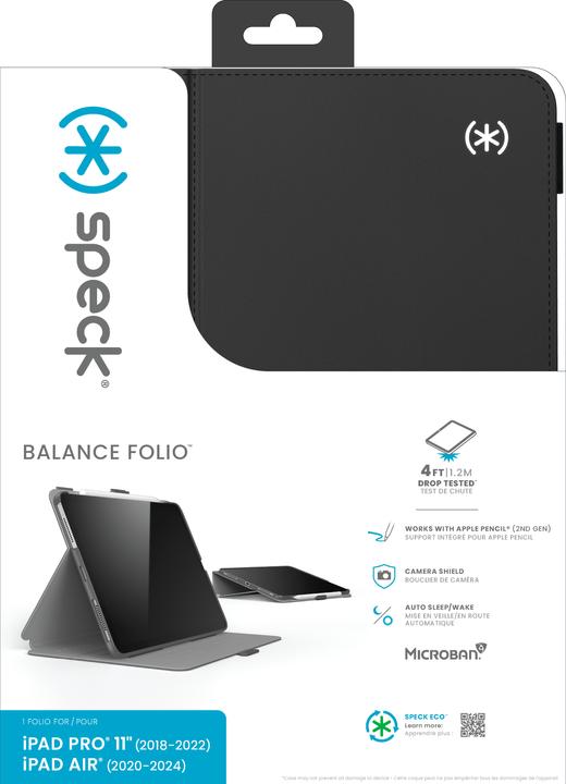 Immagine prodotto speck Balance Folio (iPad Air 11 2024 (M2), iPad Pro 11 2018 (1. Gen), iPad Pro 11 2022 (quarta generazione), iPad Pro 11 2020 (2. Gen), iPad Pro 11 2021 (3a generazione), IPad Air 5 - 10,9", IPad Air 4a generazione 2020, iPad Air 10.9 (2022), iPad Air 11 2025)