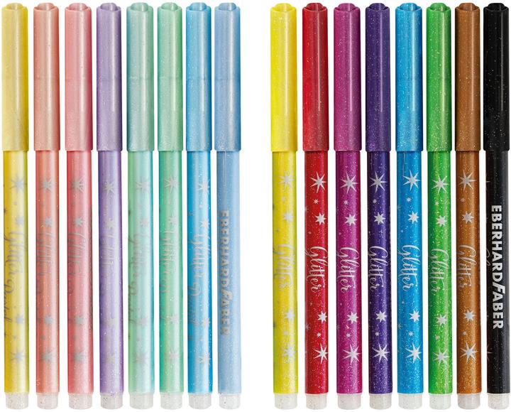 Actual product image EberhardFaber Fibre pen Glitter (Multicoloured, 16 x)