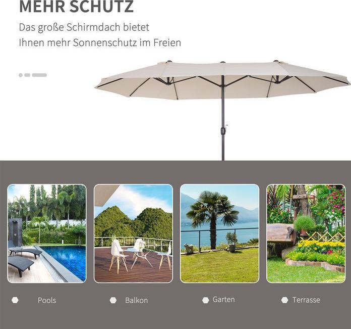 Image du produit Jamb Parasol Ovale (2.70 m)