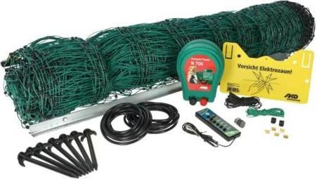 Produktbild Kerbl Geflügelnetz-Set 50 m, grün, inkl. 230V Gerät + Zubehör, 441155