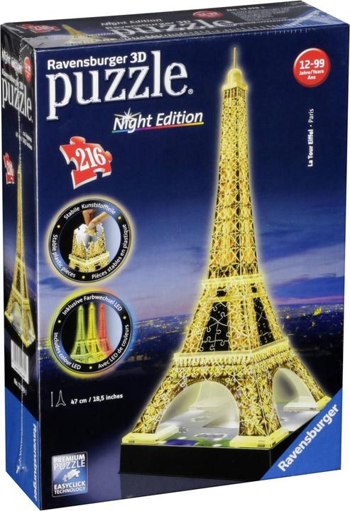 Ravensburger Eiffelturm bei Nacht (216 Teile)