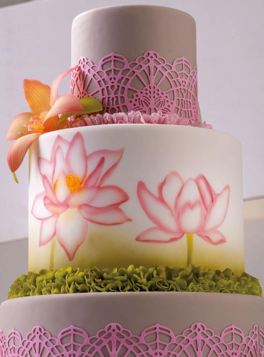 Image du produit Martellato Pochoir Airbrush Fleur de lotus