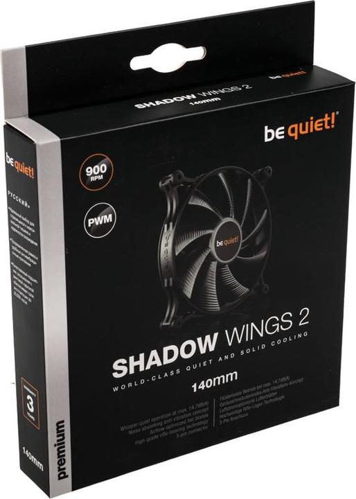 Actual product image be quiet! Shadow Wings 2 (140 mm, 1 x)