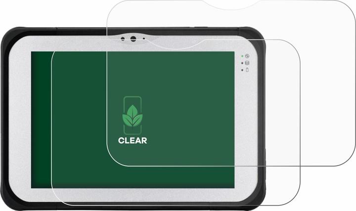 Produktbild ScreenLeaf Schutzfolie nachhaltiger Displayschutz Displayschutzfolie Folie Klar Transparent (2 Stück, Toughpad FZ-M1)