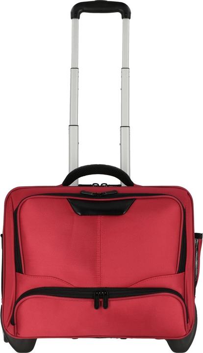 Dermata Business Laptop Trolley Nylon 3456NY Rood (37 l, Handgepäck (bis 50l))