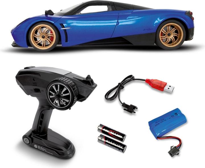 Immagine prodotto Carson 1:14 Pagani Huaira 2.4G 100% RTR blu (RTR pronto all'uso)