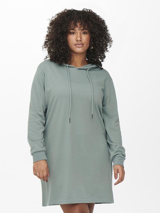 Produktbild Only Curvy Tunika Kapuzen-Sweat- Kleid (S)