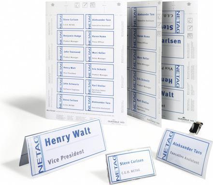 Produktbild Durable Einstecketiketten Badgemaker für Namensschilder