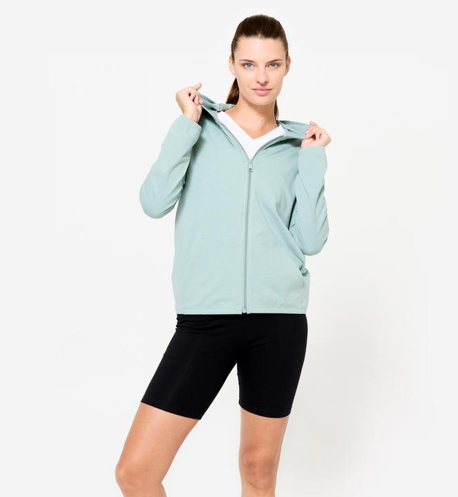 Domyos Kapuzenjacke Damen - grün (L)
