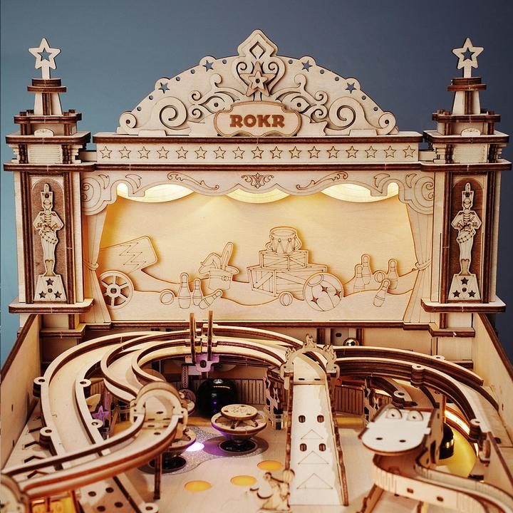 Produktbild Rokr Pinball / Flipperkasten - 3D Holzbausatz