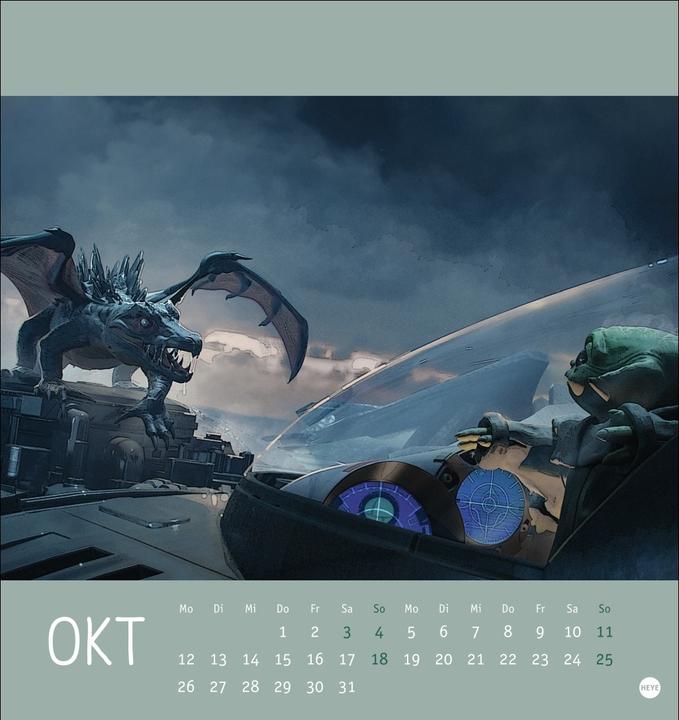 Produktbild The Mandalorian Postkartenkalender 2026 (Harter Einband, Deutsch)