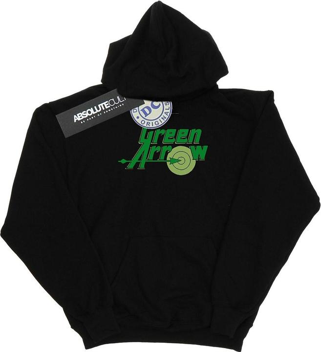 Immagine prodotto Green Arrow Text Logo Felpa con Cappuccio Uomo (XL)