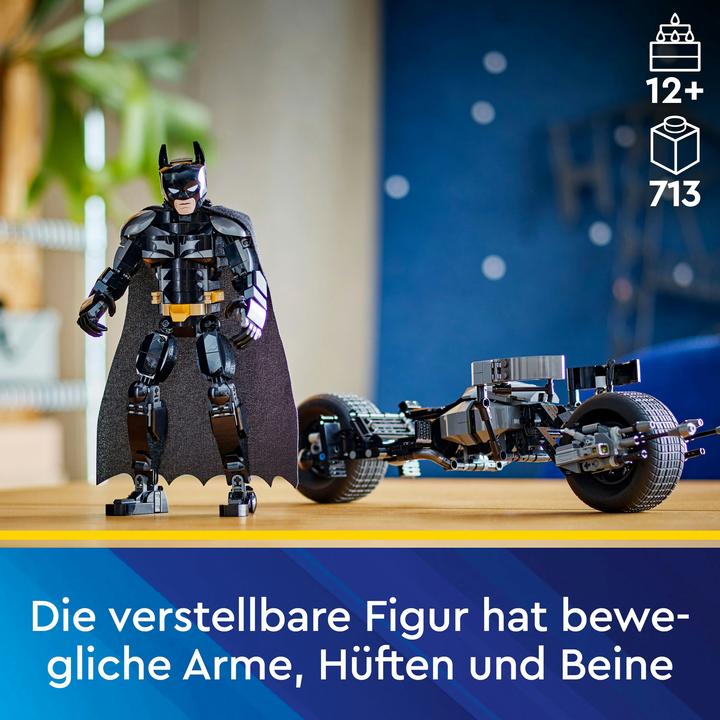 Image du produit LEGO Figurine de construction Batman avec le Batpod (76273, LEGO Super Mario)