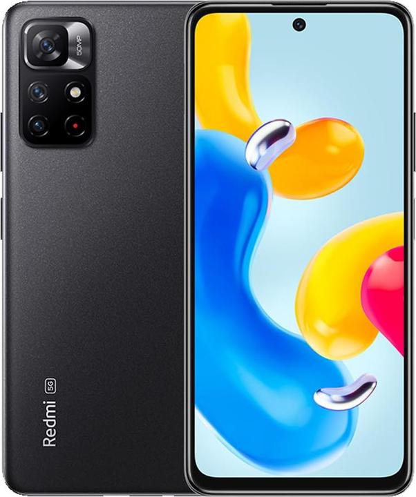 Xiaomi Redmi Note 11s 6GB/128GB, black (UE) (128 Go, Noir, 6.60", Double SIM, 50 Mpx, 5G)