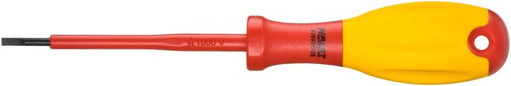 HAZET Elektriker-Schraubendreher ∙ schutzisoliert 810VDE-25 ∙ Schlitz Profil ∙ 0.4 x 2.5 mm (Schlitzschrauben)