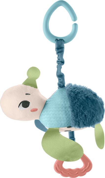 Immagine prodotto Fisher-Price Giocattolo da carrozzina Planet Friends Fleet Turtle con dettagli sensoriali per neonati