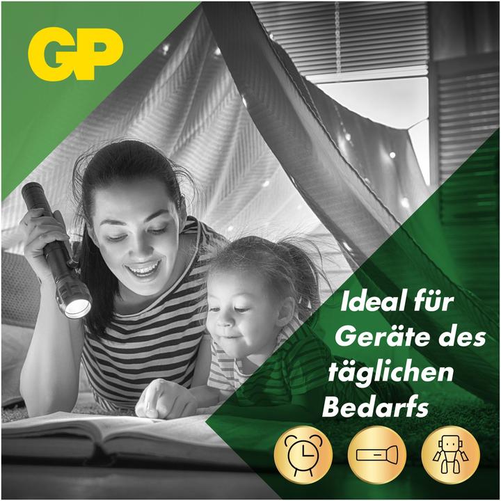 Produktbild GP Batteries Batterie D Mono Super, 4 Stück (4 Stk., Gerätespezifisch)