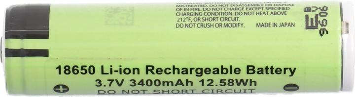 Actual product image Panasonic industrial batteries for NCR18650B battery (1 pcs., 18650, 3400 mAh)