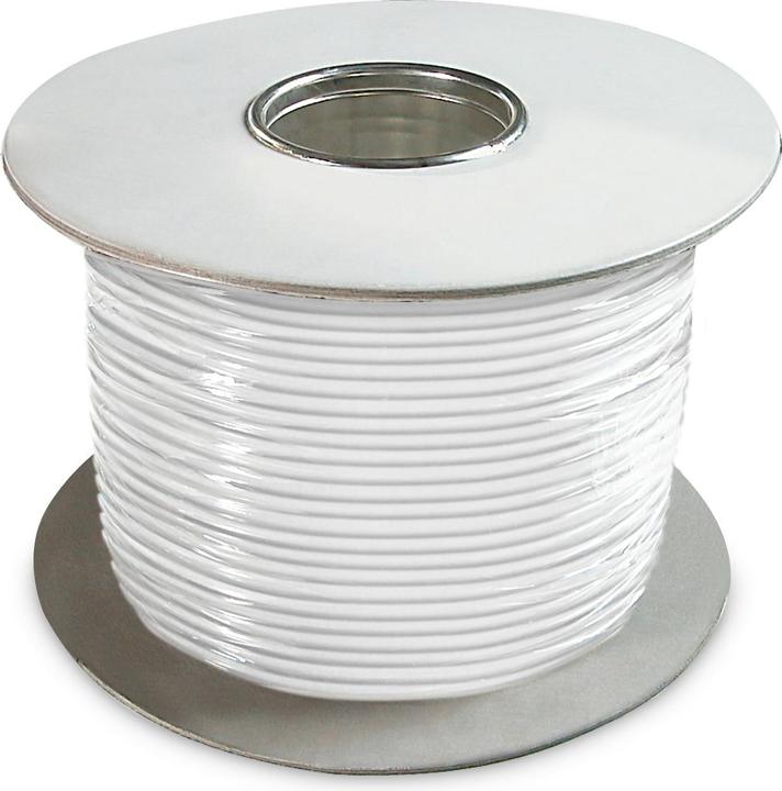 Produktbild Digitus Flachband Telefon Installationskabel, weiss