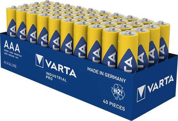 Image du produit Varta Pile alcaline, Micro, AAA, LR03, 1.5V (40 pcs, AAA)