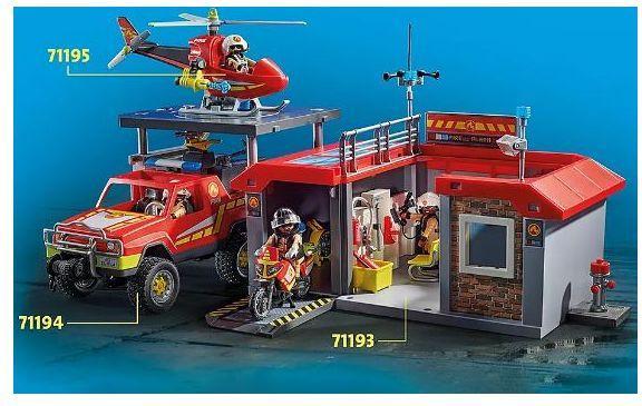 Immagine prodotto Playmobil 71193 Stazione dei pompieri (71193, Playmobil Città d'azione)