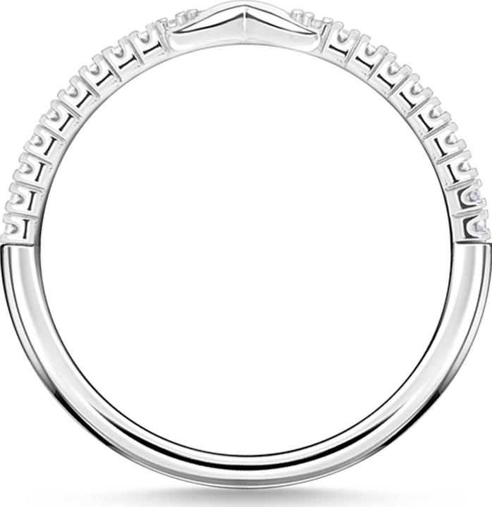 Image du produit Thomas Sabo Bague Infinity avec pierres blanches en argent (50, Argent 925)