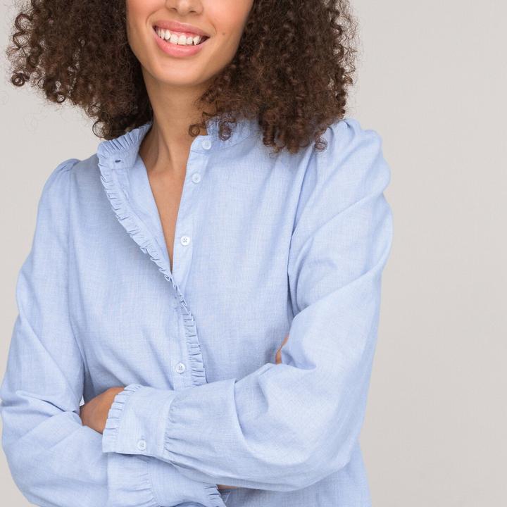 Image du produit La Redoute Collections Blouse à manches longues (48)