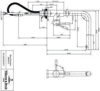 Image du produit Villeroy & Boch V&B Mitigeur monocommandé pour évier STEEL SHOWER pression anthracite