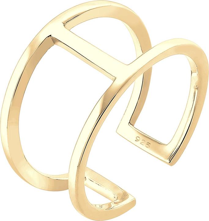 Actual product image Elli Geo Minimal Design Verstellbar (54, 925 Silver)