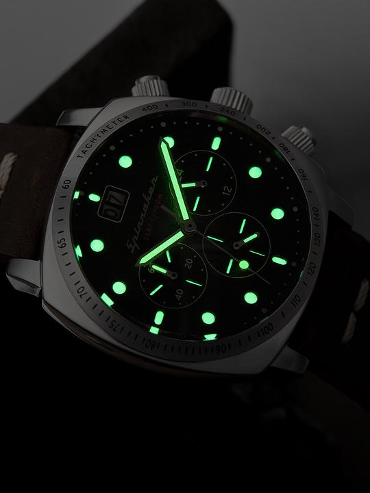 Actual product image Spinnaker SP-5068-02 Hull Chronograph 42mm 10ATM (Chronograph, 42 mm)