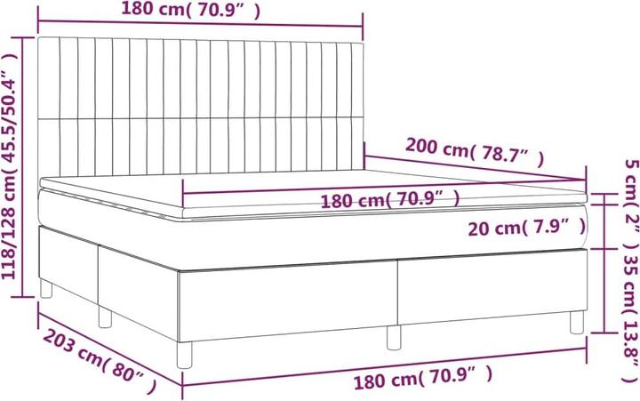 Immagine prodotto VidaXL Francis (180 x 200 cm, 180 x 200 cm)