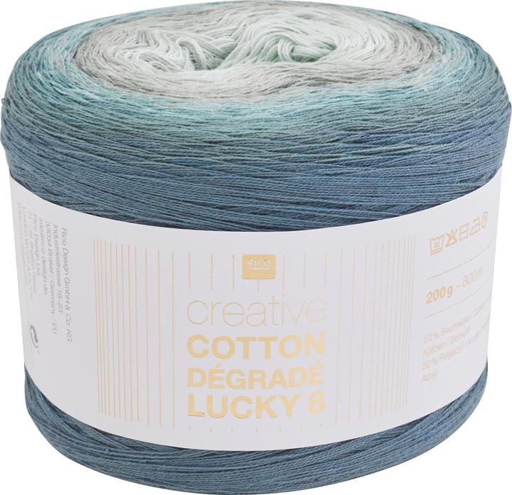 Produktbild Rico Design Creative Cotton Dégradé Lucky 8, 200 g, ca. 800 m (800 m)