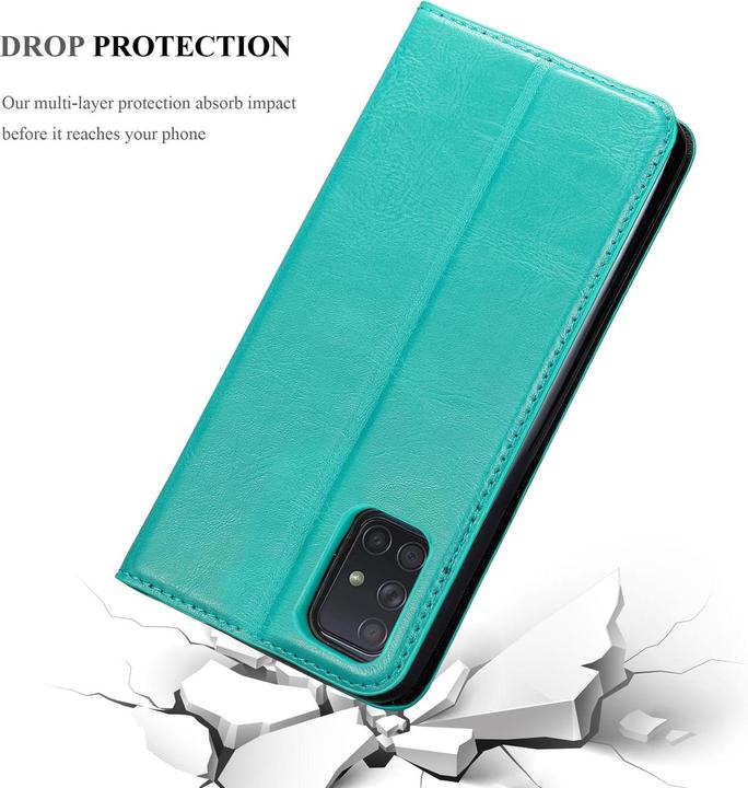 Actual product image Cadorabo Book Invisible Magnet Cover (Samsung Galaxy A72 5G)