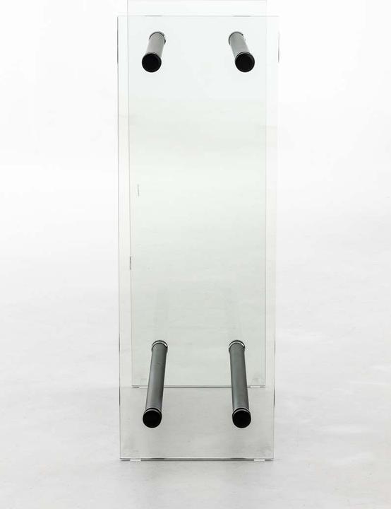 Actual product image CLP Firewood rack Dacio W35x80x60, clear glass (35 x 80 x 60 cm)