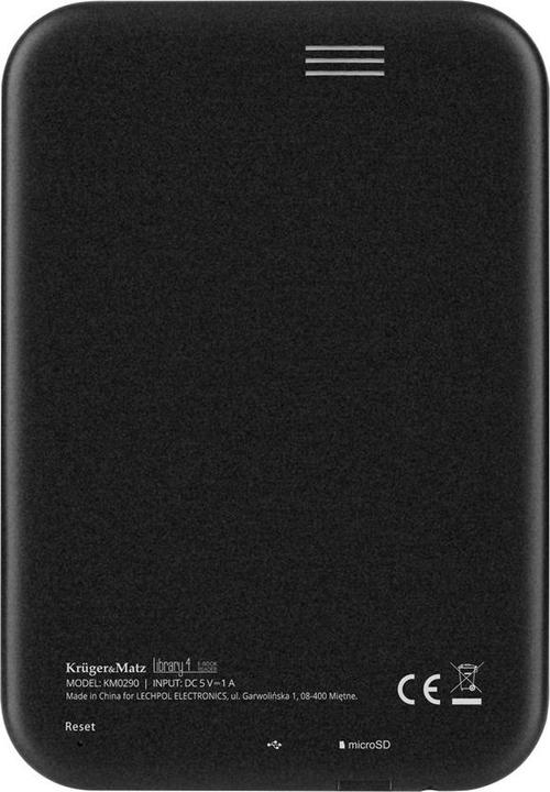 Produktbild Krüger&Matz Library 4 E-Book-Reader 8 GB Schwarz (6", 8 GB, Schwarz)