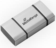 Image du produit MediaRange Nano clé mémoire USB avec adaptateur micro USB (16 Go, USB-A, Micro USB, USB 2.0)