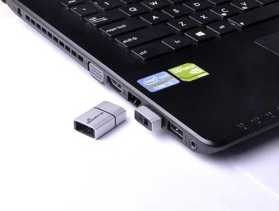 Image du produit MediaRange Nano clé mémoire USB avec adaptateur micro USB (16 Go, USB-A, Micro USB, USB 2.0)