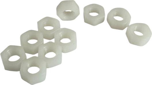 Immagine prodotto Coscorp Industries Sechskantmutter M6, Nylon, 10 Stück (M6)