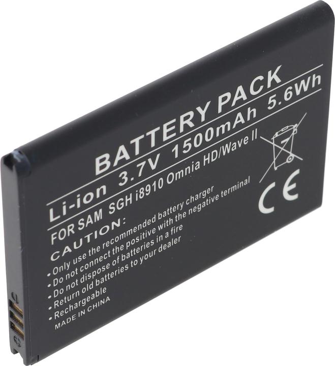 Actual product image Samsung Battery SGH-i8910, EB504465VUCSTD, GT-I6410HKAVD2