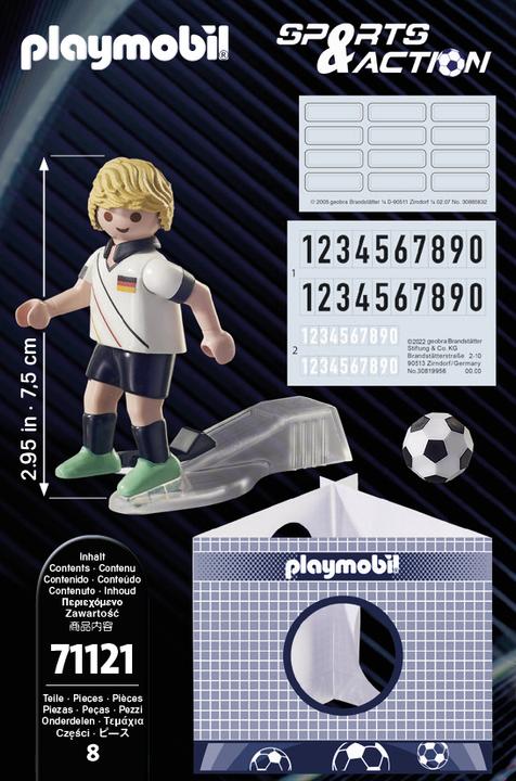 Produktbild Playmobil Fussballspieler Deutschland (71121, Playmobil Sports & Action)