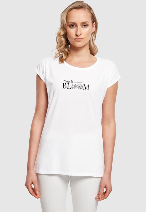 Actual product image Merchcode Ladies Time to bloom - Extended Shoulder Tee - 118693 (L)