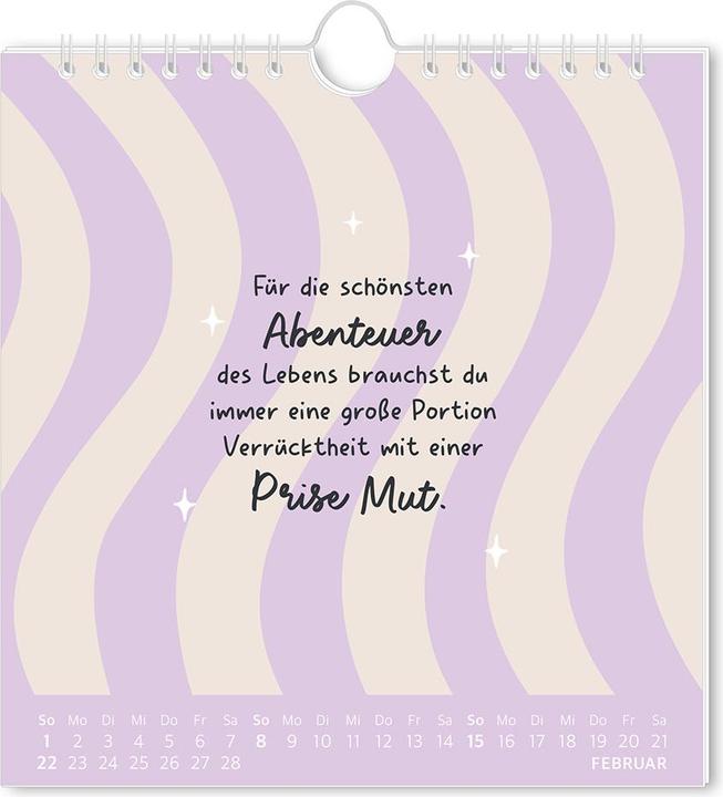 Actual product image Postkartenkalender 2026 Der beste Tag (16 x 17 cm, German)