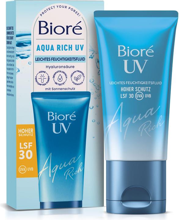 Image du produit Bioré Aqua Rich UV (Crème solaire, SPF 30, 50 ml)