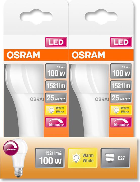 Image du produit Osram Superstar Classic A (E27, 13 W, 1521 lm, 1 x, F)