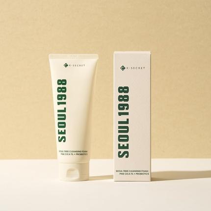 Actual product image K-Secret Ksecret Seoul 1988 Cleansing Foam Pine Cica 1% with Probiotics 150ml (Cleansing lotion, 150 ml)
