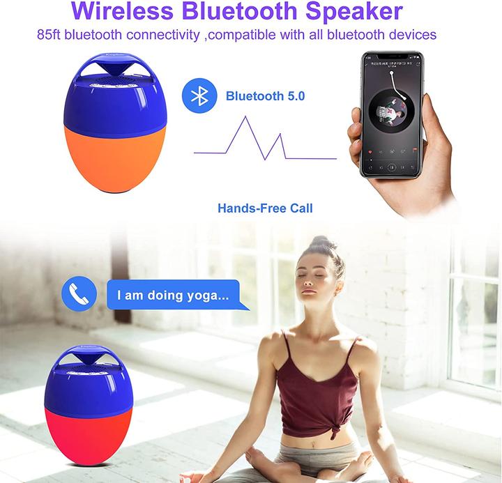 Produktbild KingSom Schwimmender Bluetooth Lautsprecher, Blau