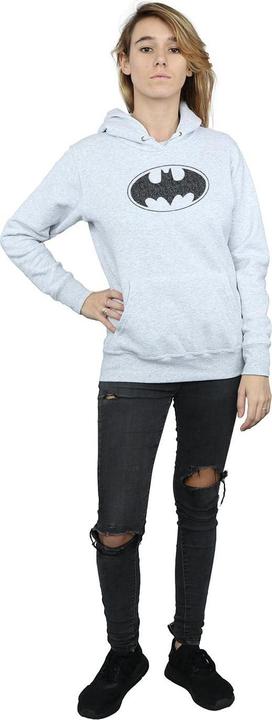 Actual product image Womens/Ladies Batman One Colour Logo Hoodie (XXL)