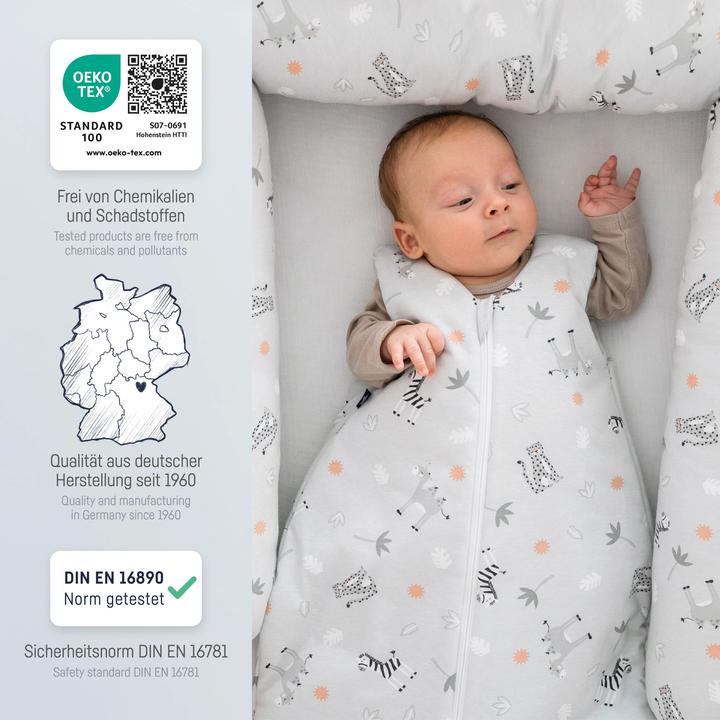 Produktbild Julius Zöllner Jersey Sommerschlafsack - Happy Sun (86 cm)