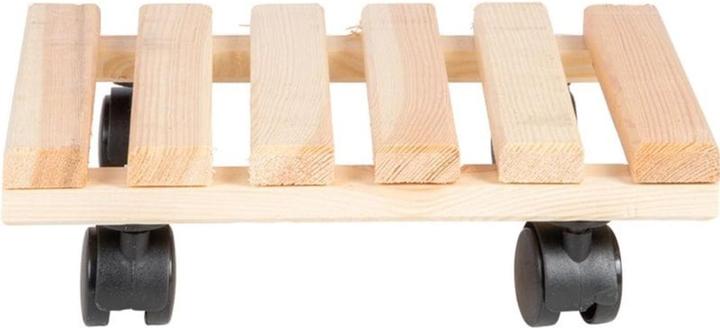 Esschert Design Rolleruntersetzer Quadratisch L Nature/Schwarz